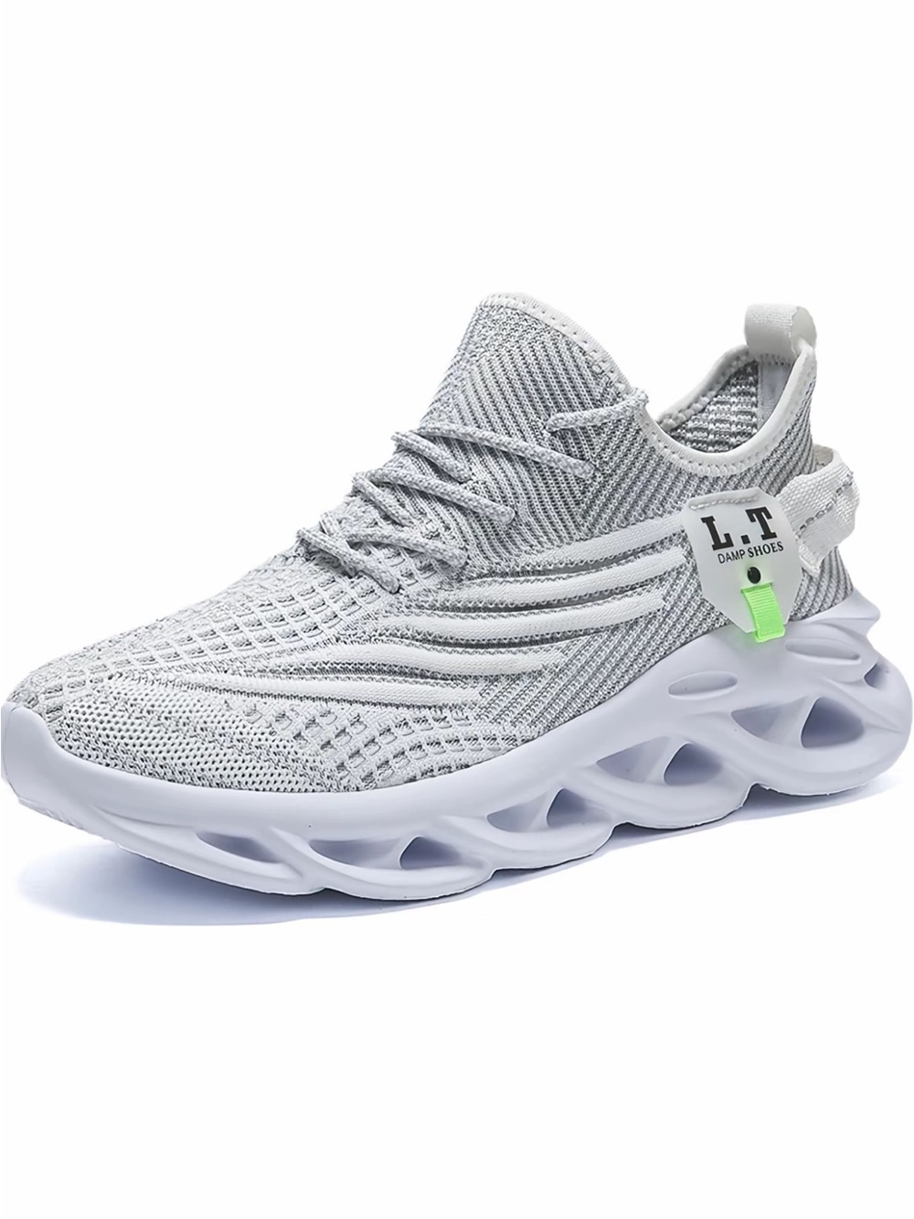 Men’s Size 12 Tennis Shoes Lightweight Knit Sneakers LT Damp - Picture 5 of 13